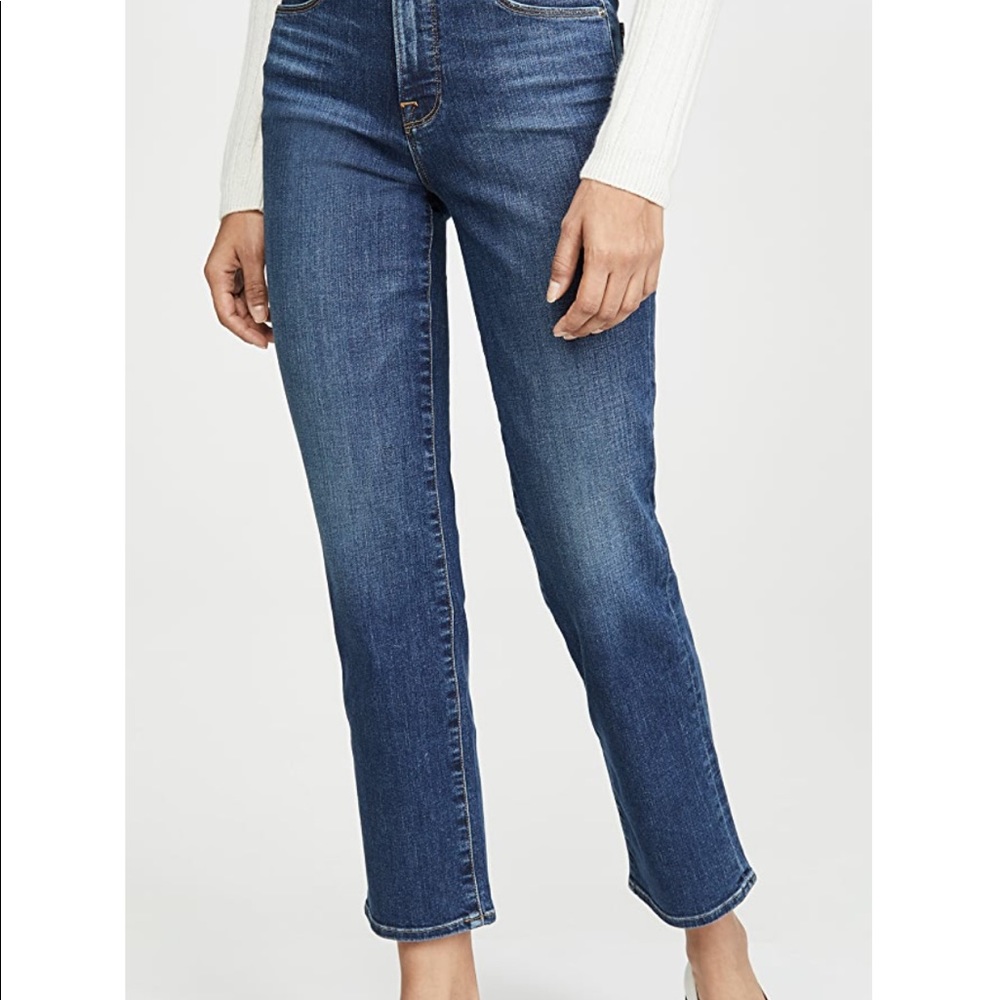 GOOD AMERICAN GOOD STRAIGHT JEANS SIZE 4/27